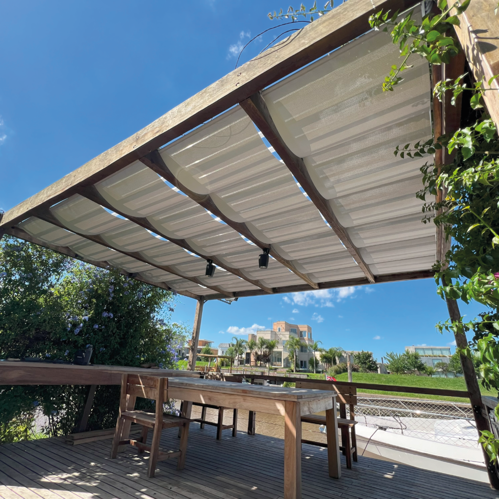 Pérgola sunscreen de exterior
