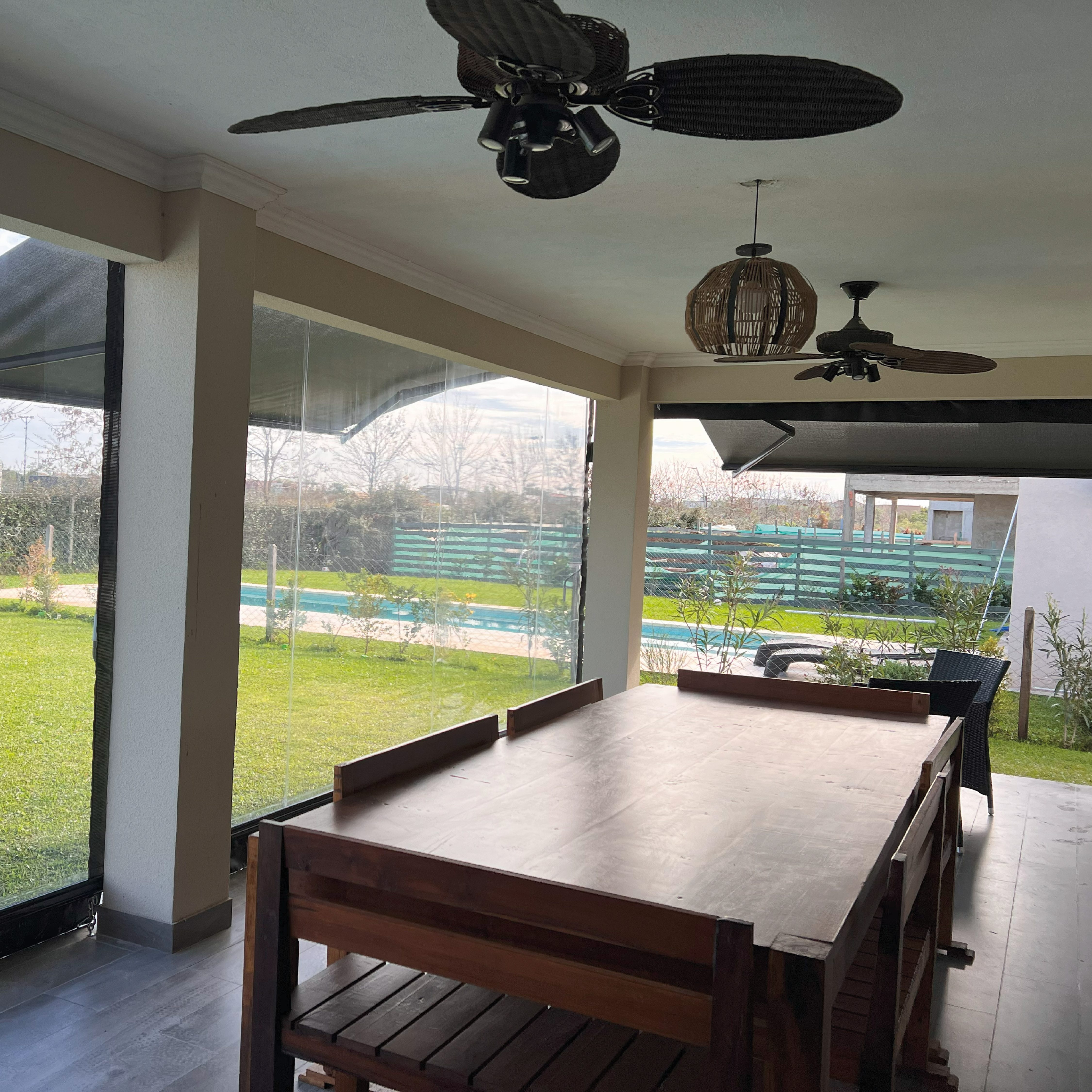 Cerramiento cristal.